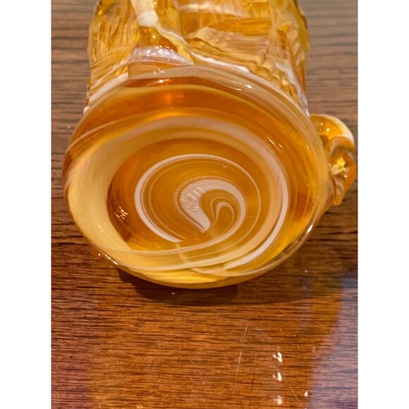 Vtg 1980s Mosser Glass Swan Toothpick Holder Slag List - Picture 2 of 5